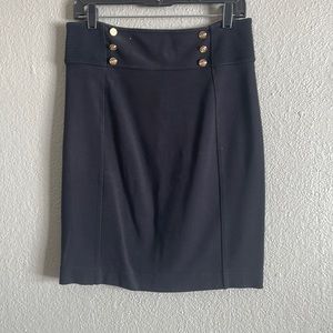 Black Express pencil skirt
